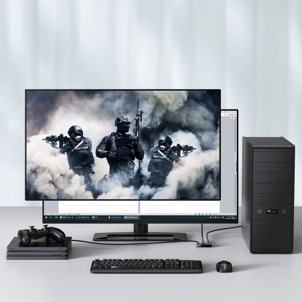 Адаптер Baseus Matrix HDMI Splitter — Придбати в Україні - фото 1