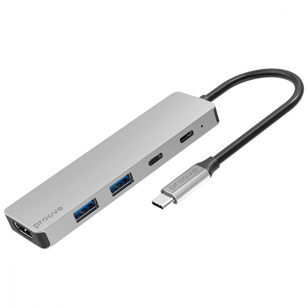 Type-C-Хаб Proove Iron Link 5 in 1 (2*Type-C + 2*USB3.0 + HDMI) — Придбати в Україні