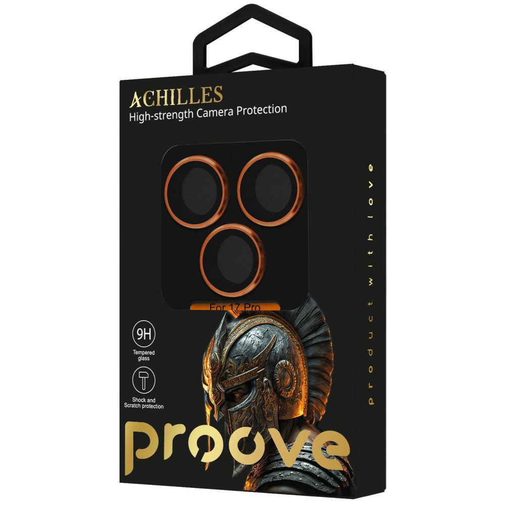 Защитное стекло Proove Achilles Full Metal iPhone 17 Pro deep blue (CPPAFM17P008) Синий на картинке №2