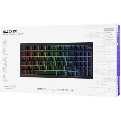Купить Беспроводная клавиатура Proove  Gaming Slicker (Ukraine Layout) 59105 - Ncase