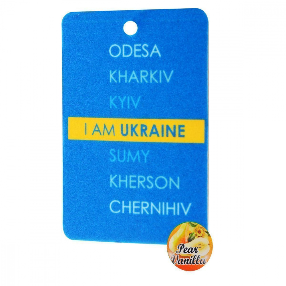 Car Air Freshener UA I Am Ukraine - фото 2