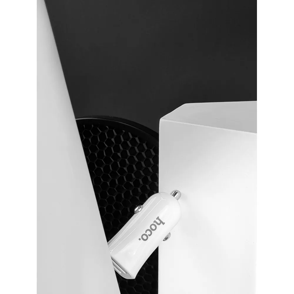 Автомобильное зарядное устройство Hoco Z12 (Micro) (white) 2