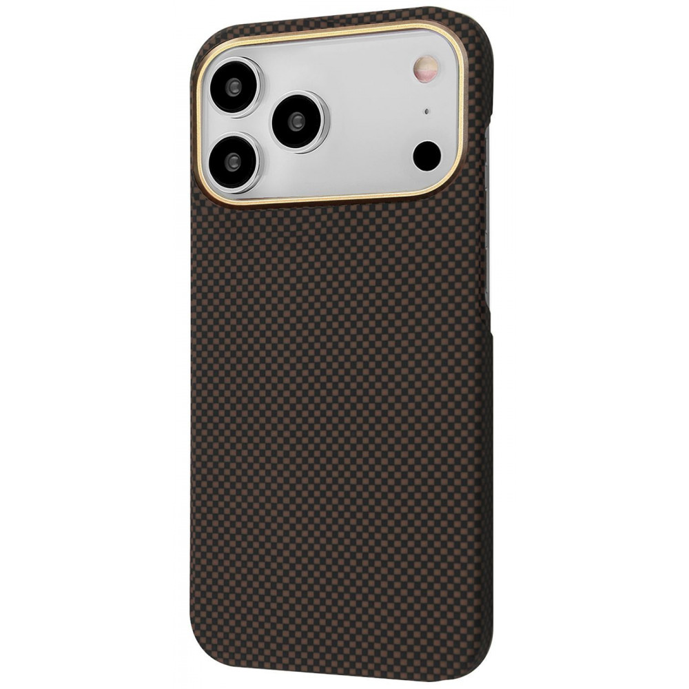 Чехол Proove Carbon Slim with Magnetic Ring iPhone 17 Pro sunflare (PCCSIP17P058) Солнечная вспышка на картинке №1