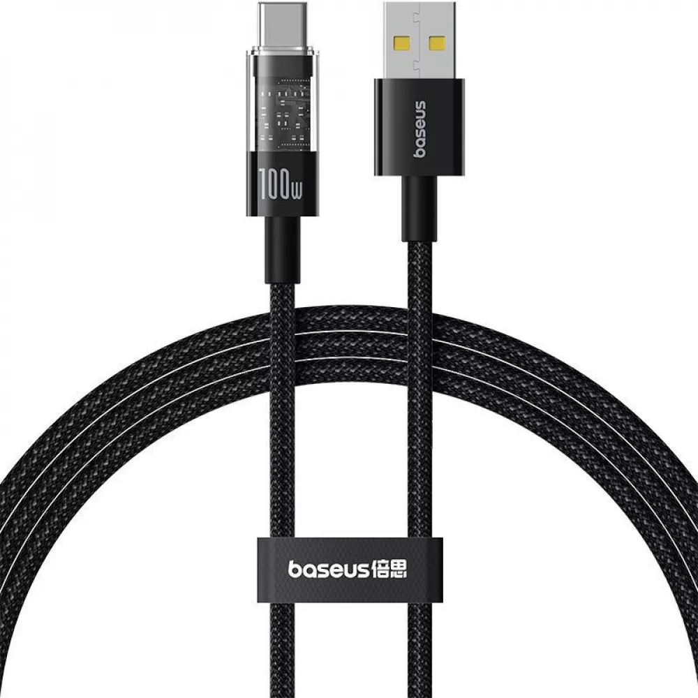 Кабель Baseus Gem Fast-Charging Type-C 100W 1m - фото 18
