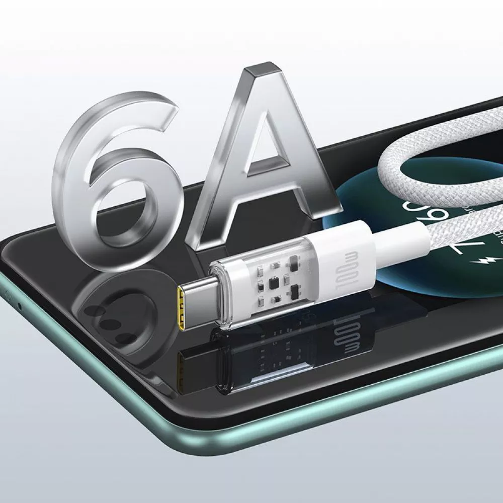 Кабель Baseus Gem Fast-Charging Type-C 100W 1m - фото 3