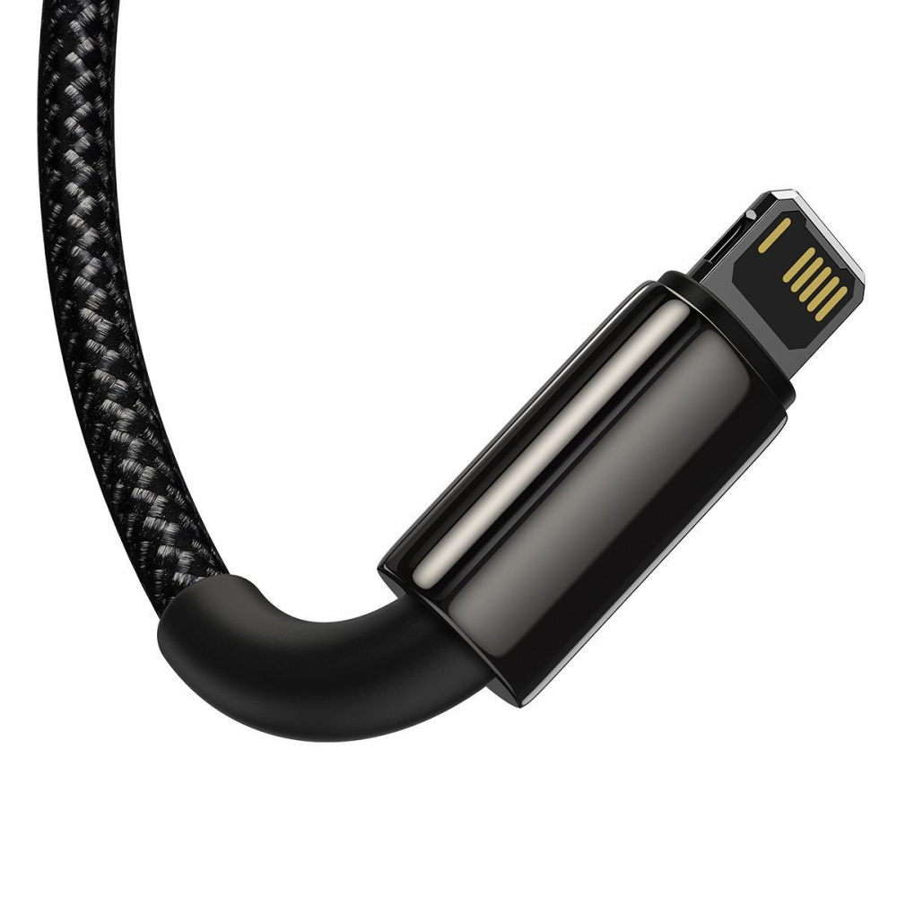 Cable Baseus Tungsten Gold One-for-three Fast Charging Data 3-in-1 (Micro USB+Lightning+Type-C) 3.5 - фото 7
