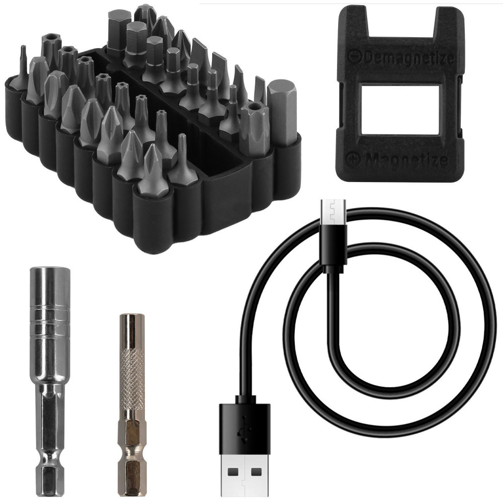 Багатофункціональний набір електричних викруток Proove Driller 36in1 — Придбати в Україні - фото 5