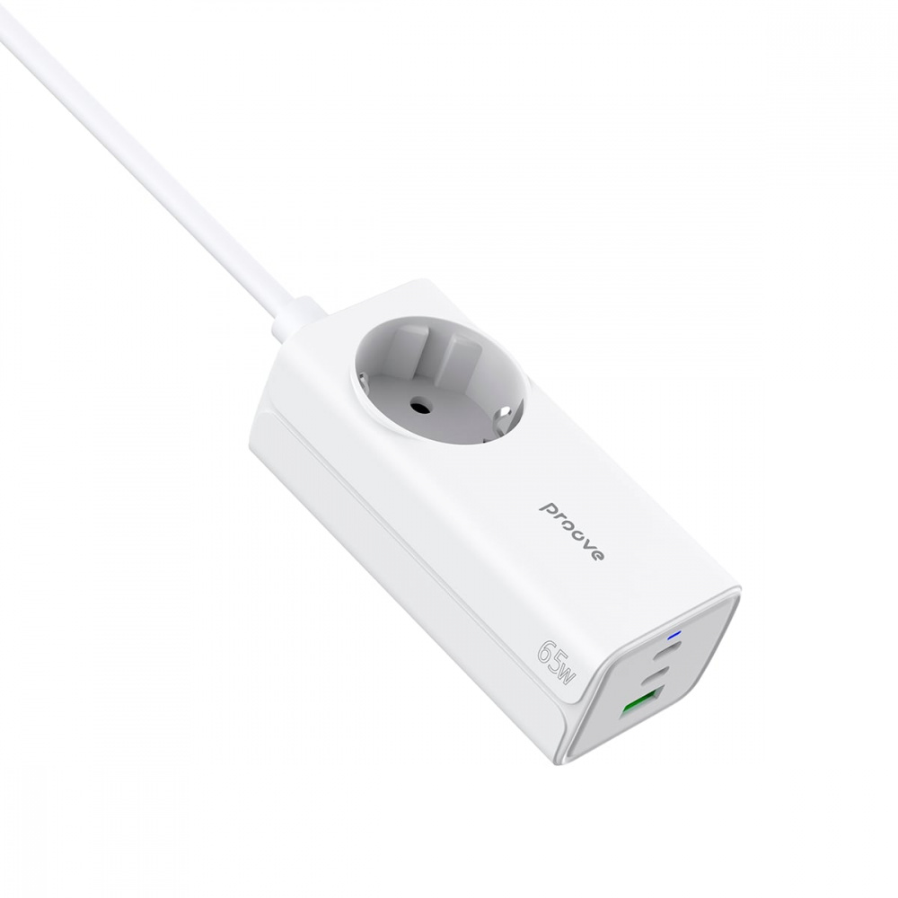Мережевий фільтр Proove Power Strip PD-02 65W (2 Type-C + 1USB) — Придбати в Україні - фото 3