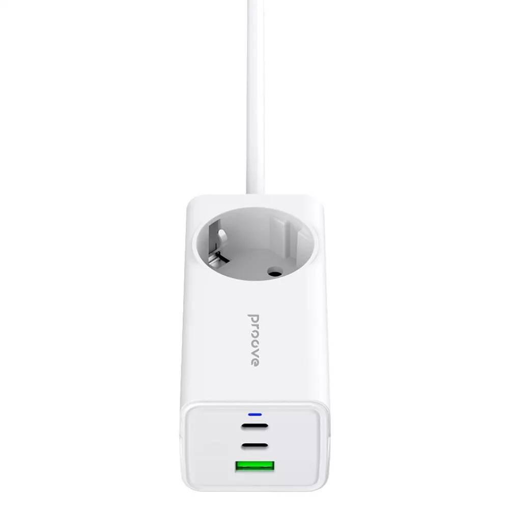Мережевий фільтр Proove Power Strip PD-02 65W (2 Type-C + 1USB) — Придбати в Україні - фото 5