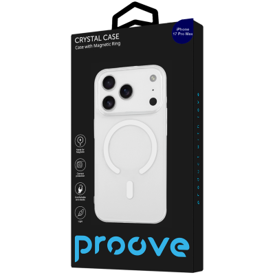 Чохол Proove Crystal Case with Magnetic Ring iPhone 17 Pro Max/18 Pro Max — Придбати в Україні
