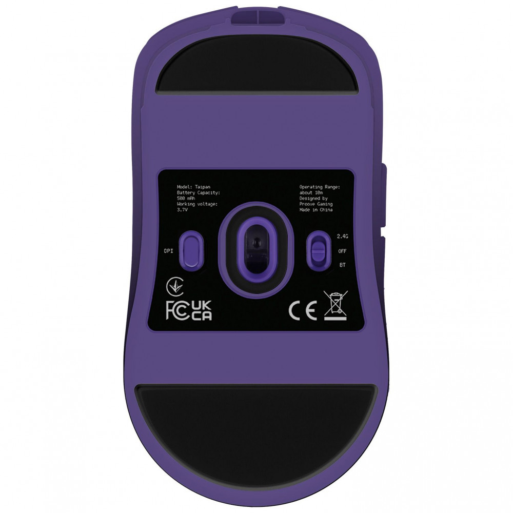 Бездротова ігрова миша Proove Gaming Taipan black/purple (WMTP00022016) Чорний/фіолетовий на малюнкі №8