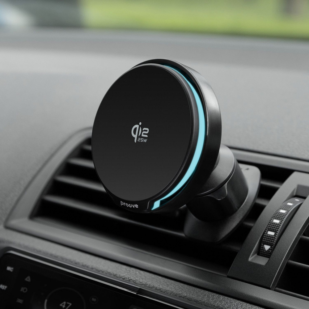 Автодержатель с Беспроводной Зарядкой Proove Spark Qi2.2 25W - фото 8