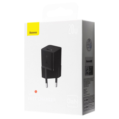 МЗП Baseus GaN5 Mini Fast Charger 20W (Type-C) — Придбати в Україні