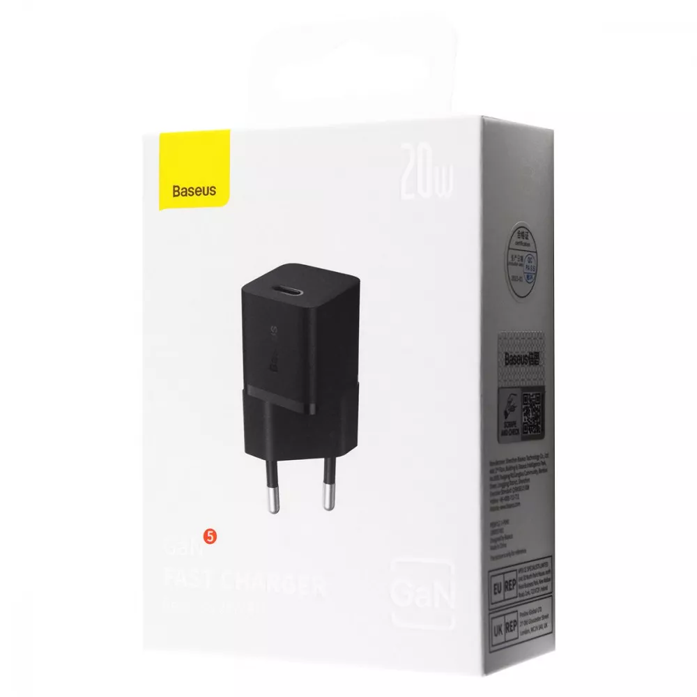 СЗУ Baseus GaN5 Mini Fast Charger 20W (Type-C) - фото 1