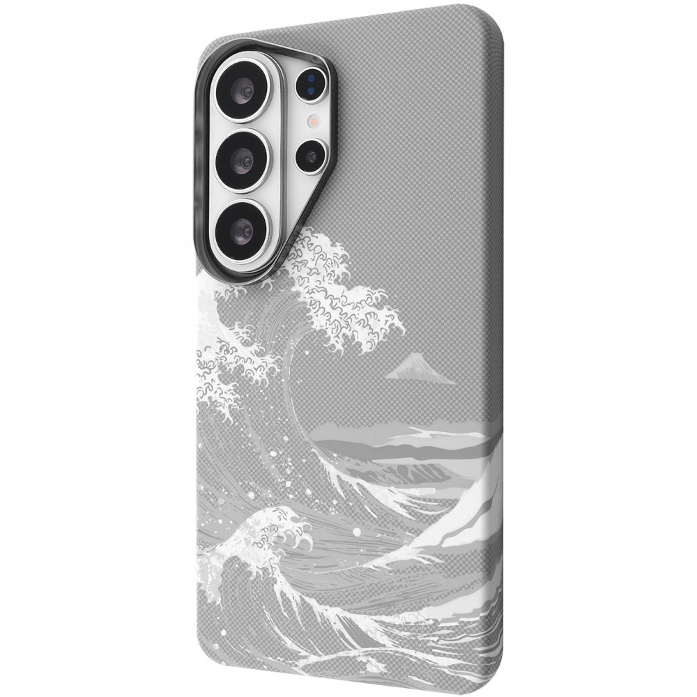 Чохол Proove Gleam Case with Magnetic Ring Samsung Galaxy S26 Ultra (70951) white waves на малюнкі №1