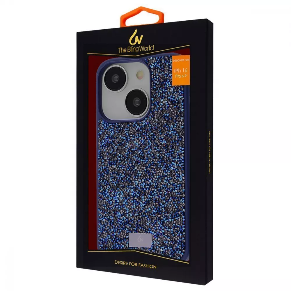 Чехол Bling World Rock Diamond (TPU) iPhone 16 Pro - фото 1