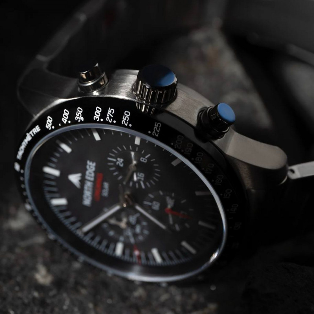 Механічний Годинник NORTH EDGE Longwings black на малюнкі №6