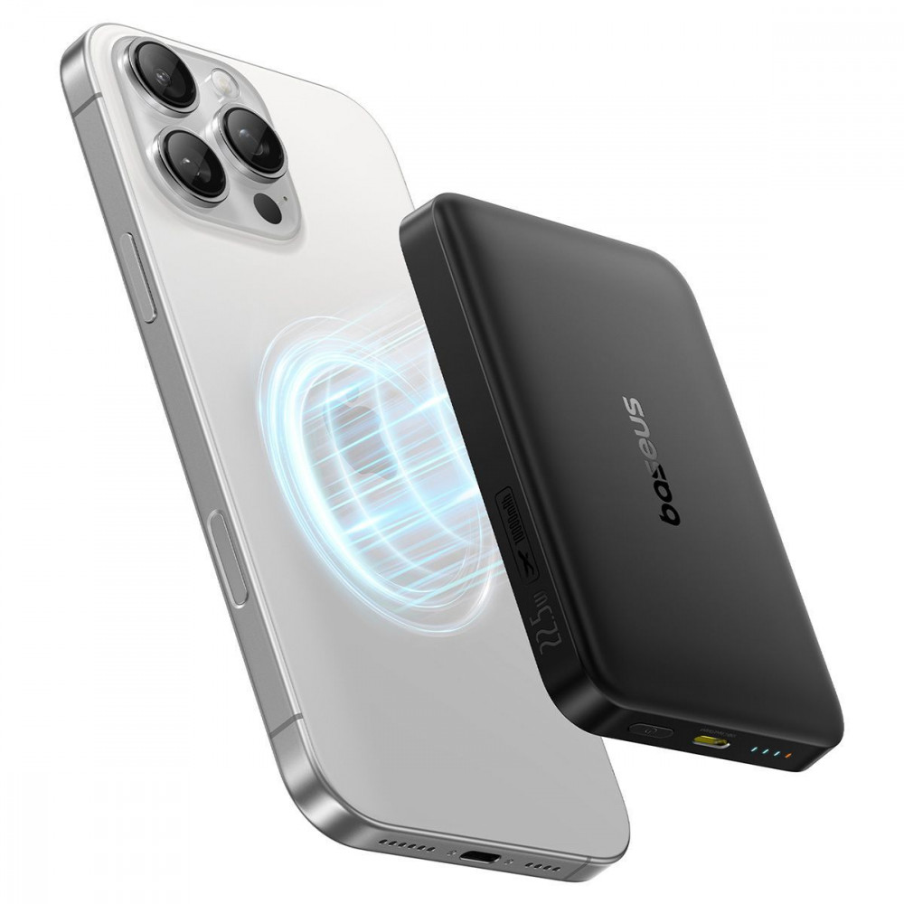 Портативна Батарея Baseus EnerFill FM12 Qi2 10000mAh 22.5W — Придбати в Україні - фото 3