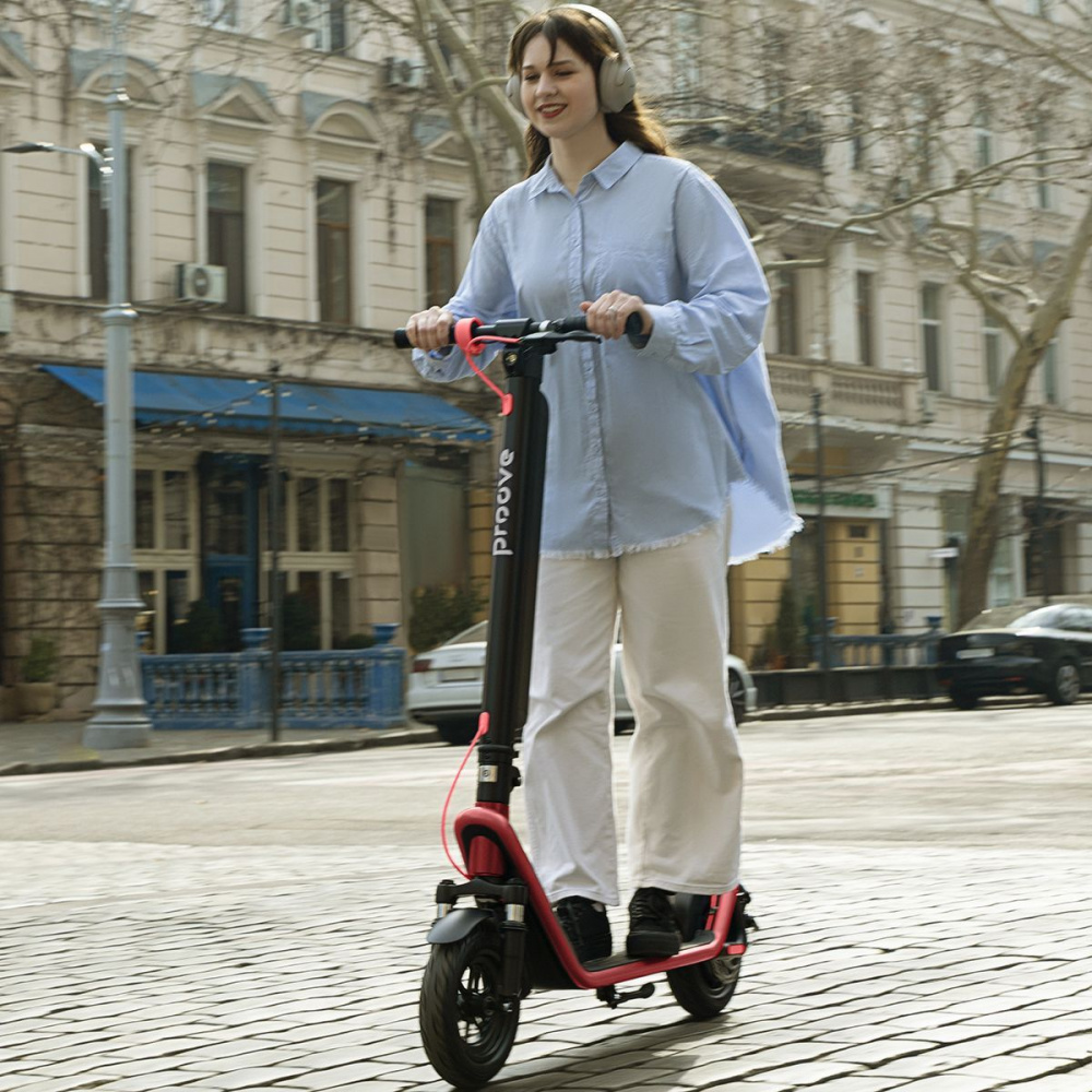 Електросамокат Proove Model Urban App 450W (чорно червоний) — Придбати в Україні - фото 20