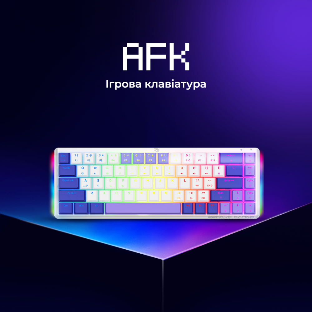 Беспроводная клавиатура Proove  Gaming AFK (Ukraine Layout) - фото 2