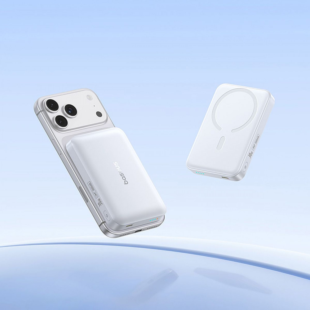 Портативная Батарея Baseus EnerFill FM11 10000mAh 30W white (E0028703) Белый на картинке №6