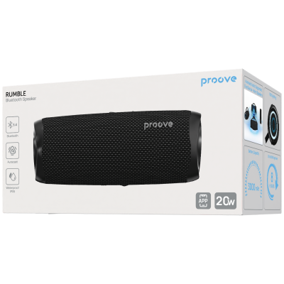 Купить Портативная акустика Proove Rumble 20W (APP) 68073 - Ncase