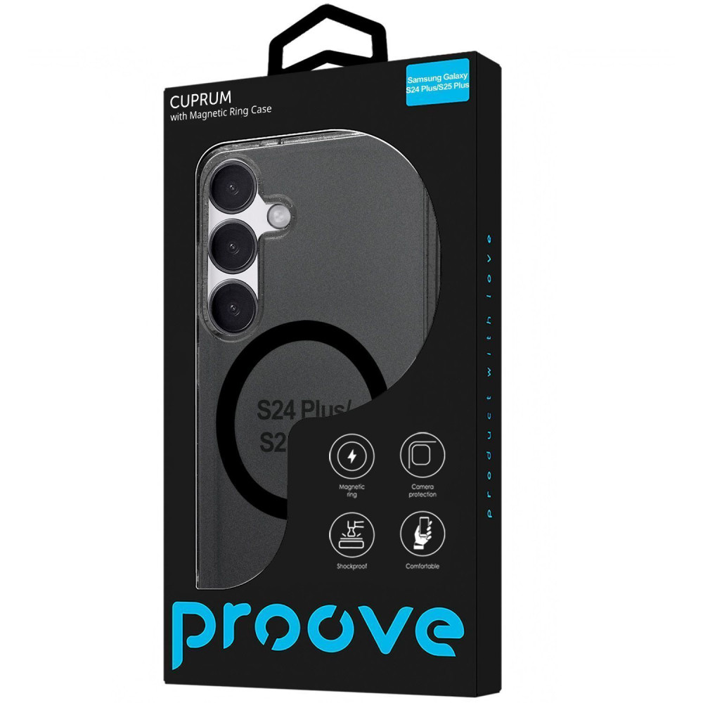Чехол Proove Cuprum Case with Magnetic Ring Samsung Galaxy S26 Plus white (65590) Белый на картинке №2