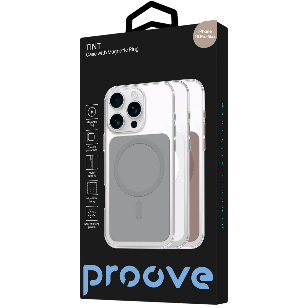 Чохол Proove Tint Case with Magnetic Ring iPhone 16 Pro — Придбати в Україні - фото 1