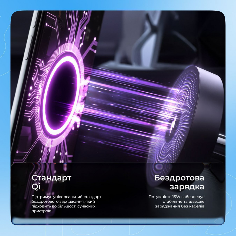 Беспроводное ЗУ Proove Magnetic Field 3 in 1 black (WSMF15010001) Черный на картинке №6