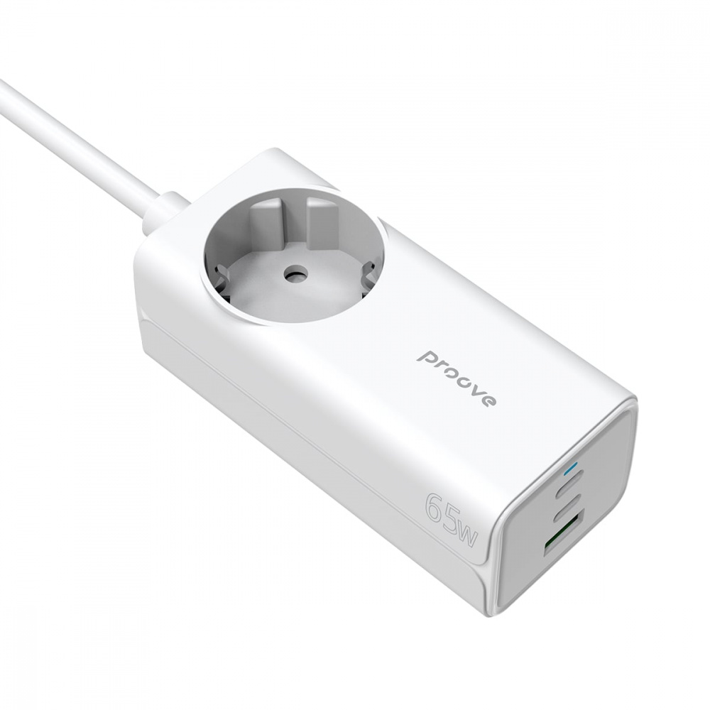 Мережевий фільтр Proove Power Strip PD-02 65W (2 Type-C + 1USB) — Придбати в Україні