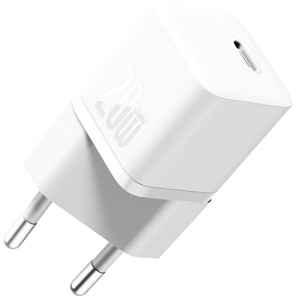 МЗП Baseus GaN5 Mini Fast Charger Type-C 20W (With Clable Type-C to Type-C 100W 1m) — Придбати в Україні - фото 8