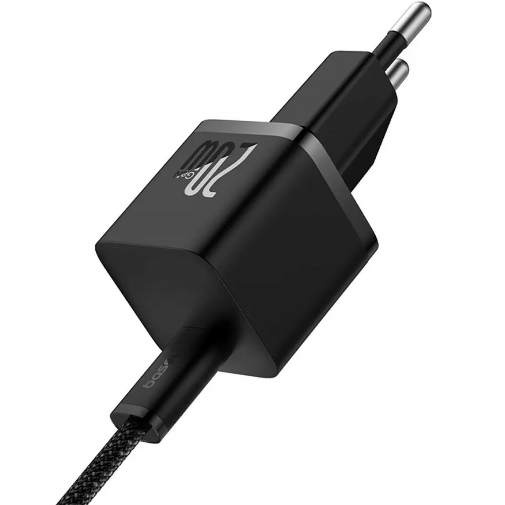 МЗП Baseus GaN5 Mini Fast Charger Type-C 20W (With Clable Type-C to Type-C 100W 1m) — Придбати в Україні - фото 4