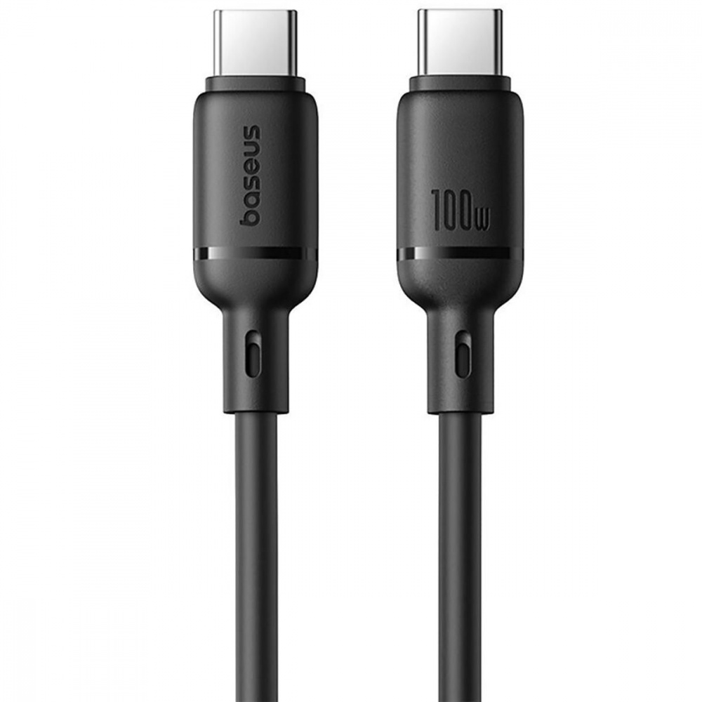 Кабель Baseus Silky Series Fast Charging Type-C to Type-C 100W (1m) - фото 4