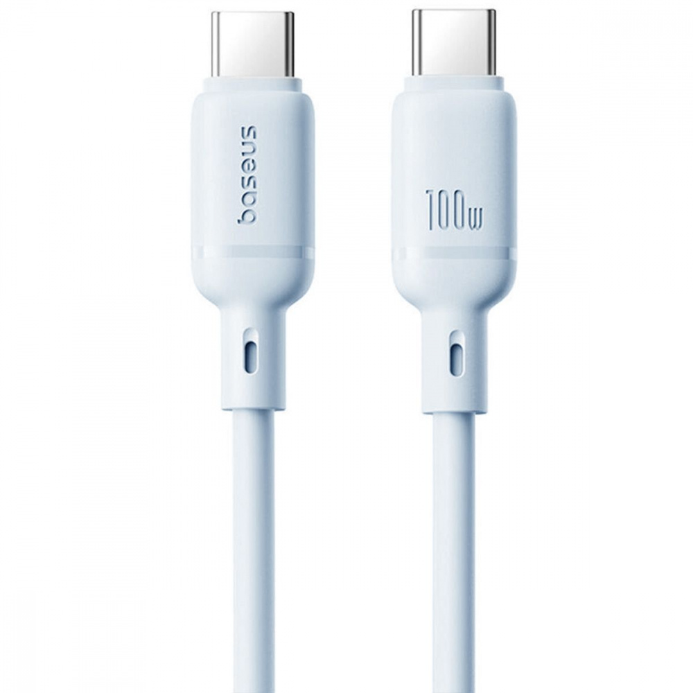Кабель Baseus Silky Series Fast Charging Type-C to Type-C 100W (1m) — Придбати в Україні - фото 6