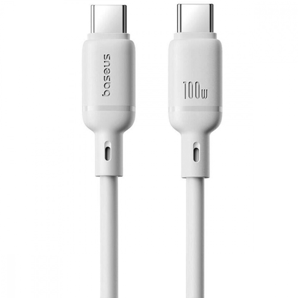 Кабель Baseus Silky Series Fast Charging Type-C to Type-C 100W (1m) - фото 5