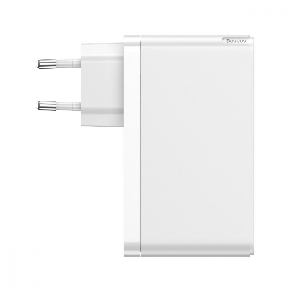 СЗУ Baseus GaN Mini Quick Charger 120W (2 Type-C + USB) + Cable Type-C to Type-C 5A (1m) - фото 12