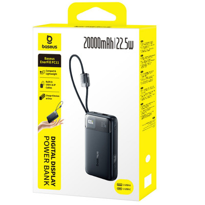 Купить Портативная Батарея Baseus EnerFill FC11 20000mAh 22.5W 66600 - Ncase