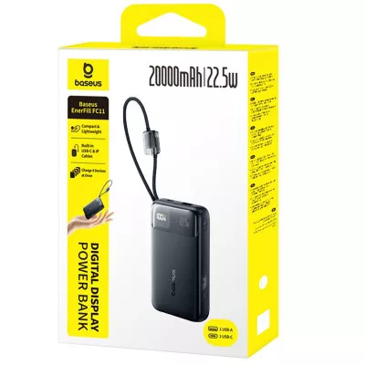 Портативная Батарея Baseus EnerFill FC11 20000mAh 22.5W — Придбати в Україні