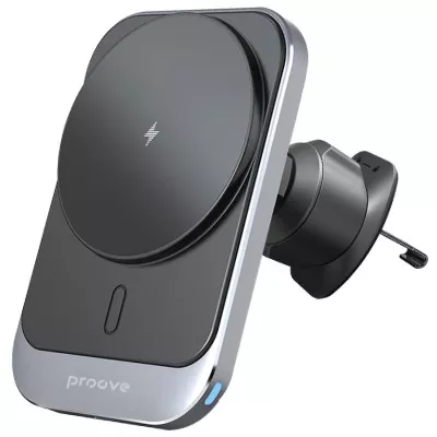 Купить Автомобільний тримач з Бездротовим ЗП Proove Square Magnetic Pro 15W 54692 - Ncase