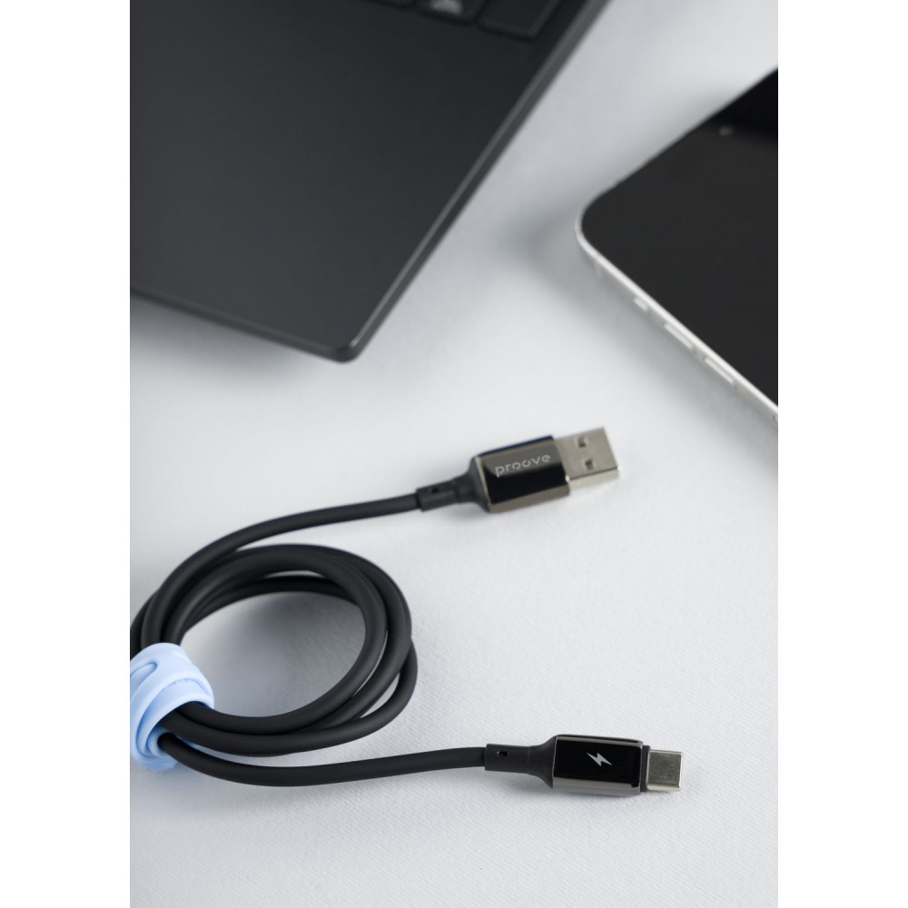 Кабель Proove Flex Metal USB to Type-C 3A (1m) - фото 4