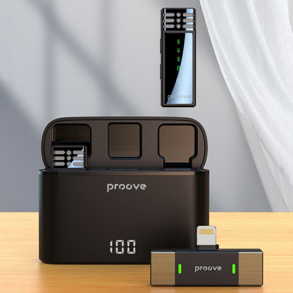 Беспроводной петличный микрофон Proove Record Lightning - фото 5