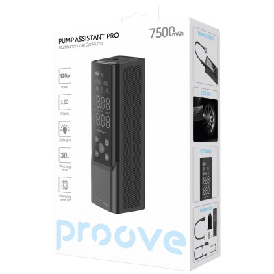Автомобільний насос Proove Pump Assistant Pro 120W 7500mAh — Придбати в Україні