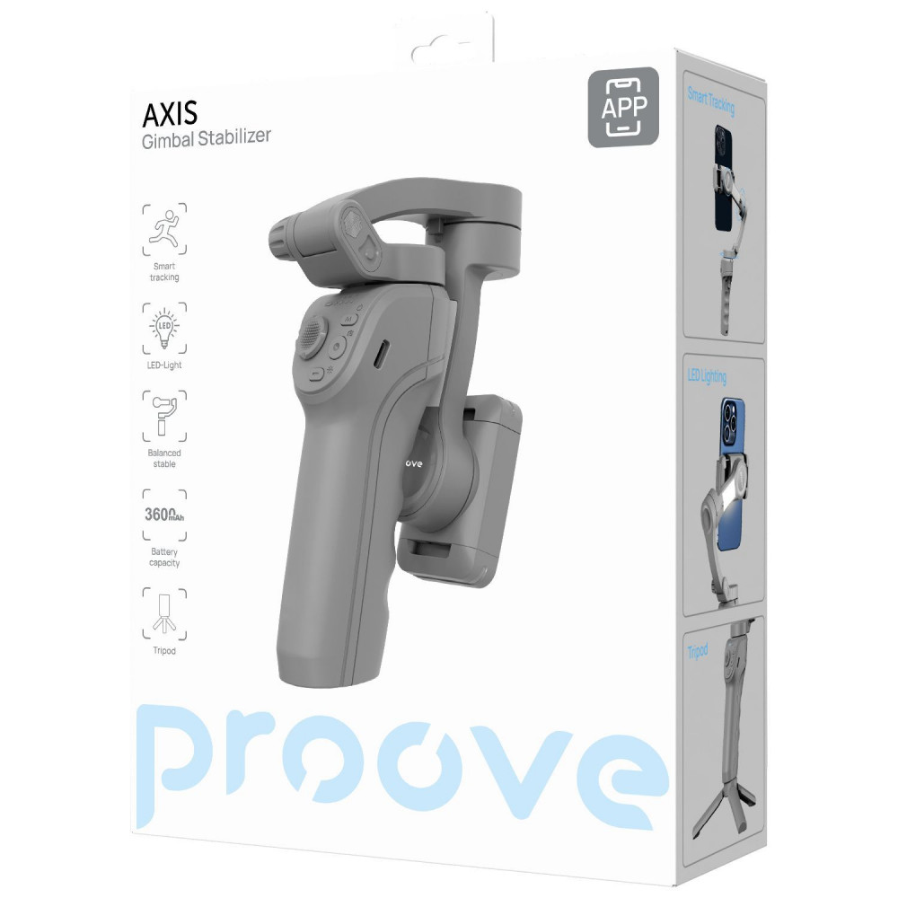Стабілізатор Proove Axis Gimbal Stabilizer — Придбати в Україні - фото 1