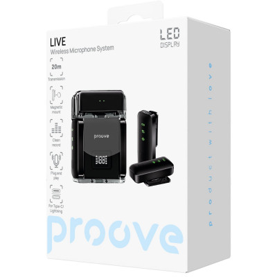 Бездротовий петличний мікрофон Proove Live — Придбати в Україні