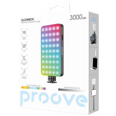 Портативне LED Відеосвітло Proove GlowBox — Придбати в Україні