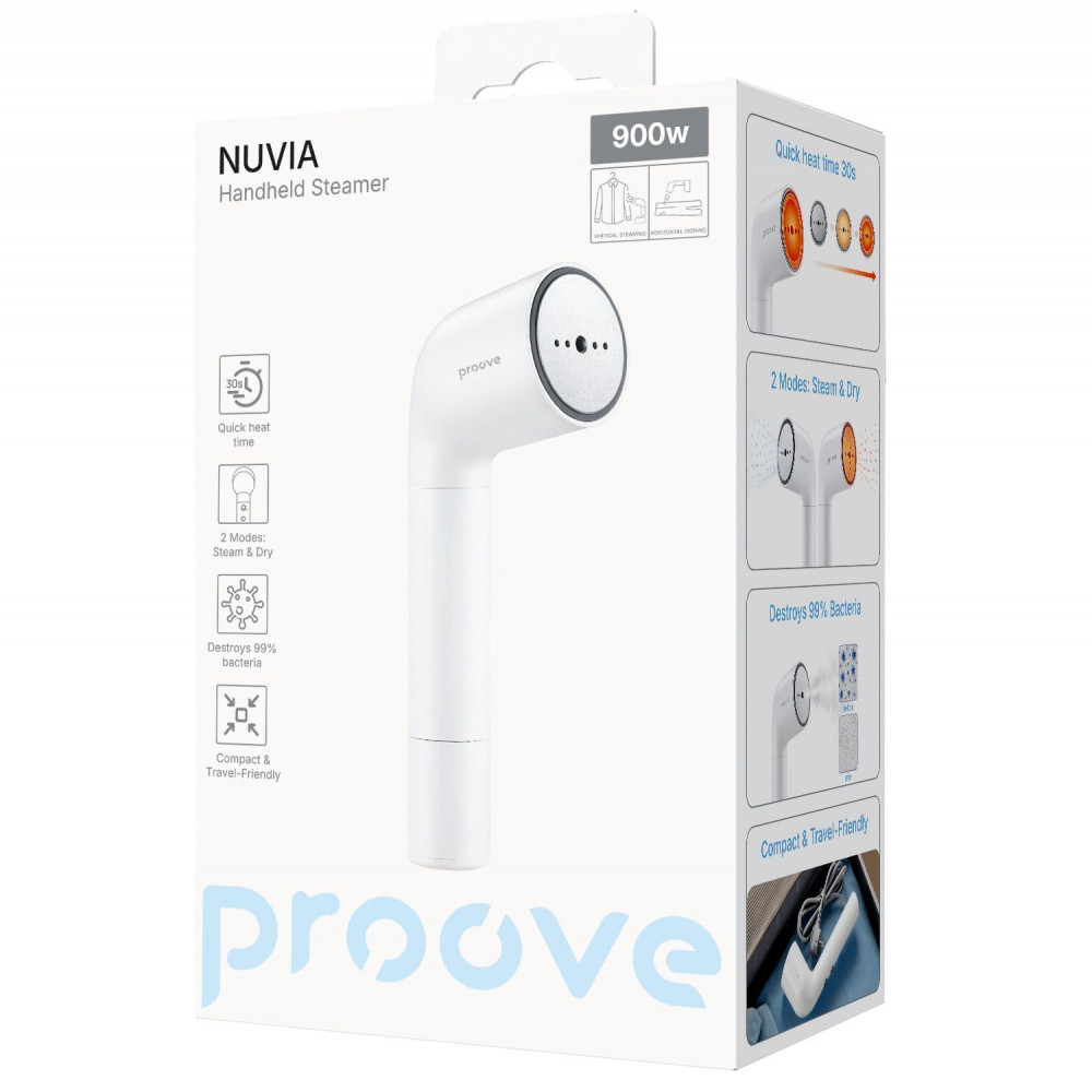 Відпарювач Proove Nuvia (900W) (HSPN90000002) white на малюнкі №2