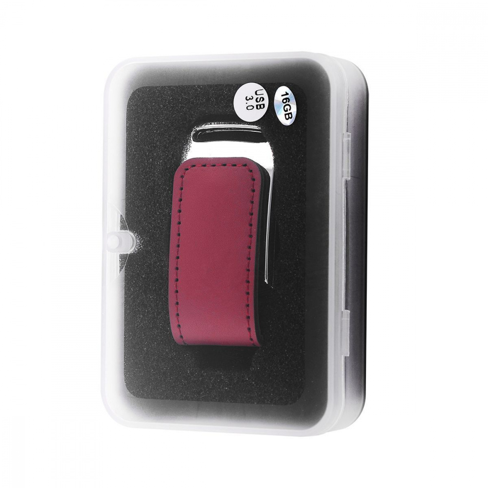 USB флеш-накопитель Leather Type Short Style 16GB (USB 3.0) - фото 1
