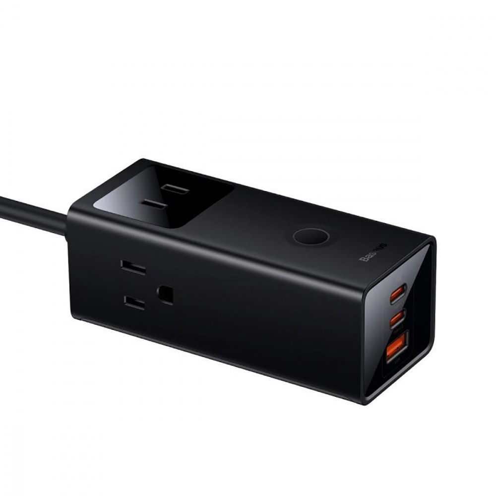 Мережевий фільтр Baseus PowerCombo Digital PowerStrip 3AC+1U+2C 40W (1.5m) — Придбати в Україні - фото 1