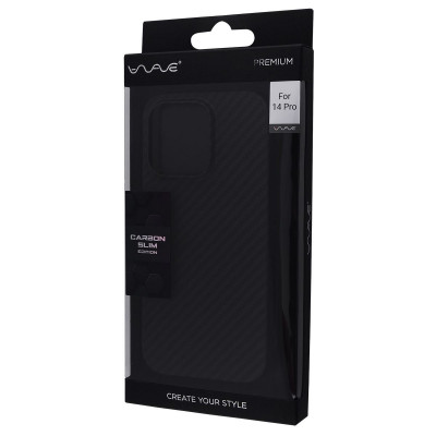 Чохол WAVE Premium Carbon Slim with Magnetic Ring iPhone 14 Pro