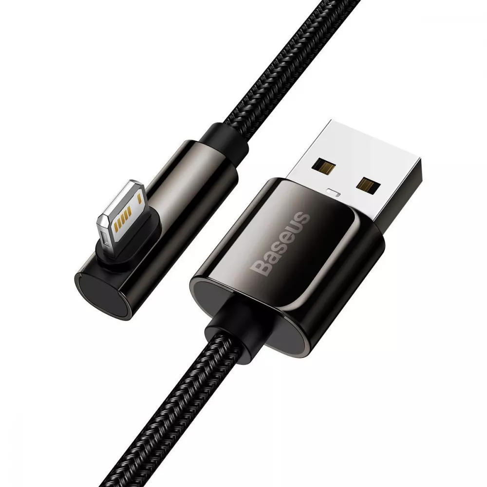 Кабель Baseus Legend Series Fast Charging Elbow Lightning 2.4A (2m) — Придбати в Україні - фото 4